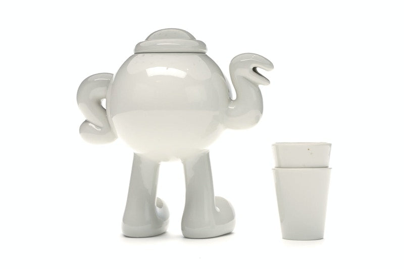 James Jarvis Glazed Porcelain Teapot White