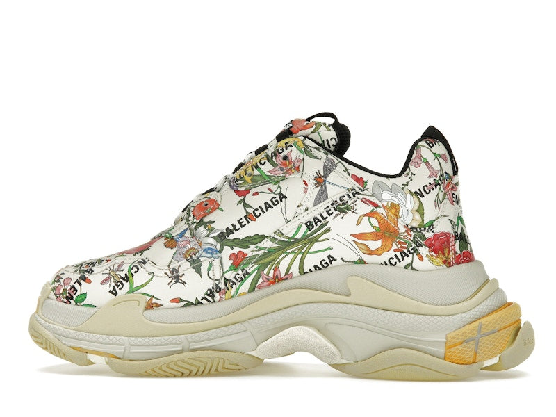 Gucci x Balenciaga The Hacker Project Triple S Flora Print