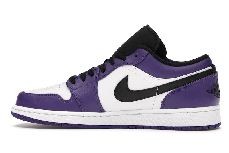 Jordan 1 Low Court Purple White