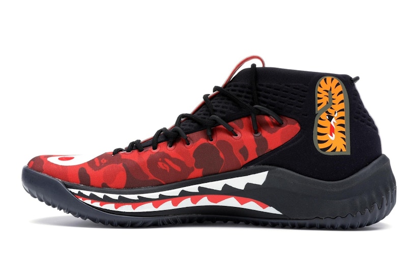 adidas Dame 4 A Bathing Ape Red