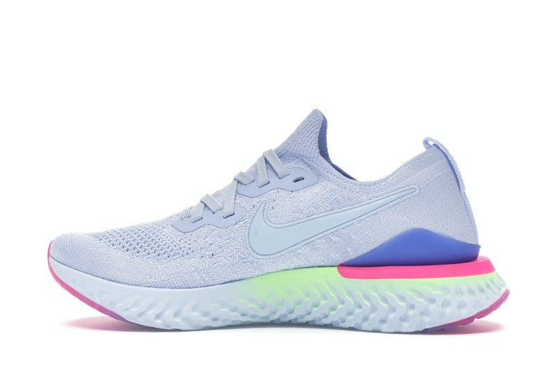 Nike Epic React Flyknit 2 Hydrogen Blue Sapphire Hyper Pink