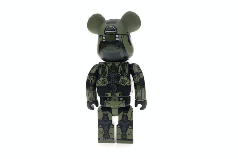Bearbrick Halo Master Chief 400% Green