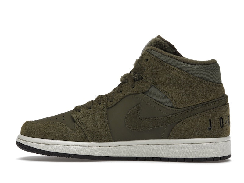 Jordan 1 Mid Olive Canvas (2018)