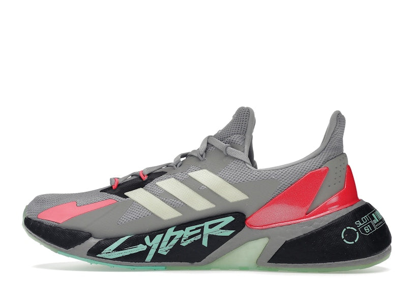 adidas X9000L4 Cyberpunk 2077 Grey Yellow Zest Pink