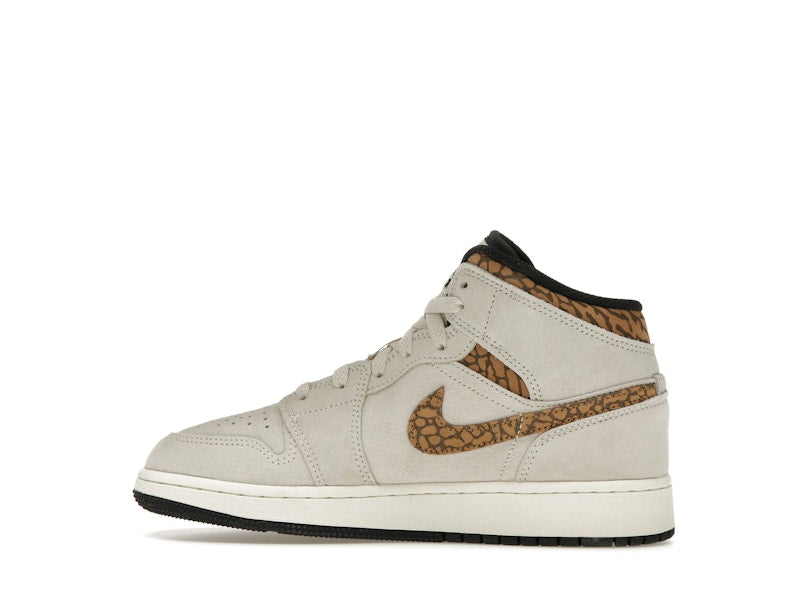Jordan 1 Mid SE Brown Elephant (GS)