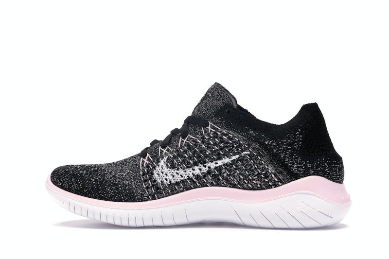 Nike Free RN Flyknit 2018 Black Pink Foam (Women's)