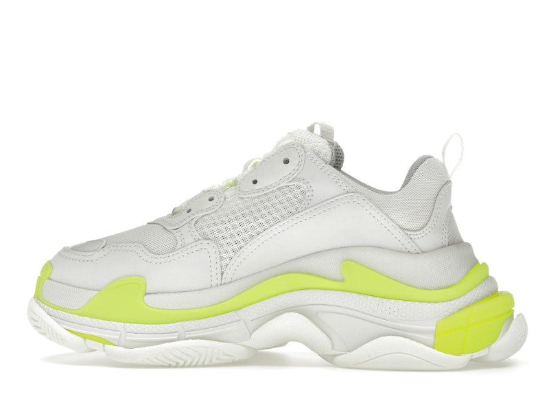 Balenciaga Triple S White Fluo Yellow (Women's)