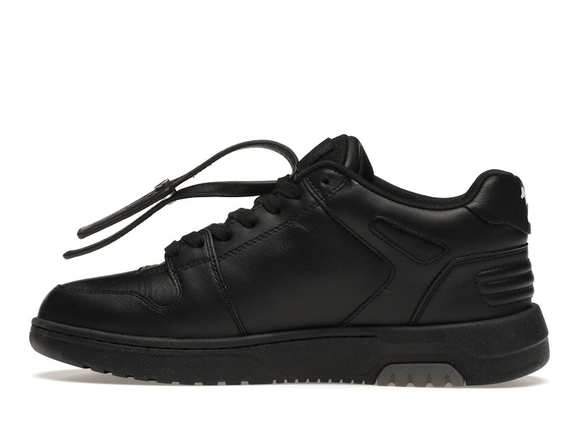OFF-WHITE OOO Low Tops "For Walking" Black White