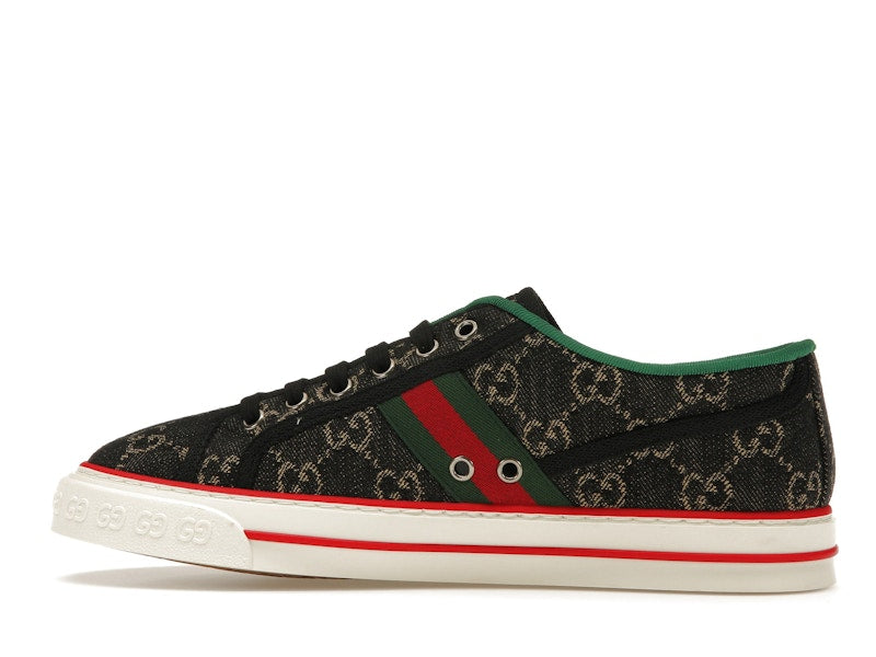 Gucci Tennis 1977 GG Logo Black Multi