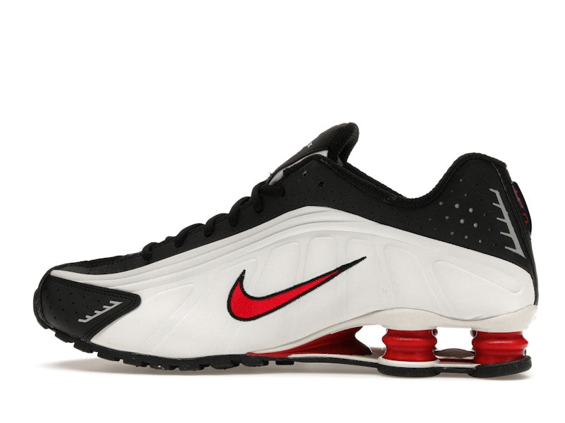 Nike Shox R4 Platinum Tint University Red Black