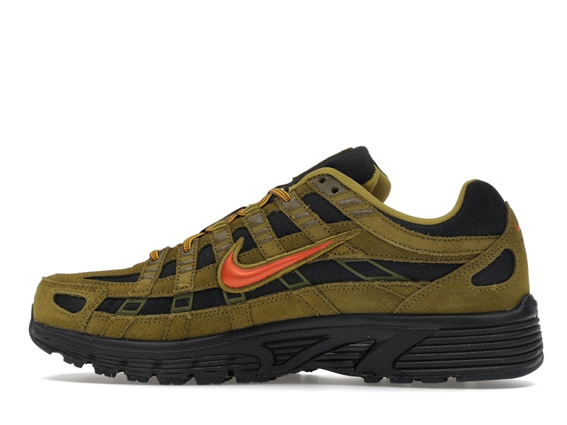 Nike P-6000 Premium Cordura Olive Flak Black Picante Red