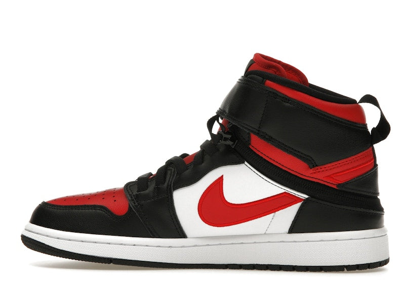 Jordan 1 High FlyEase Black White Fire Red