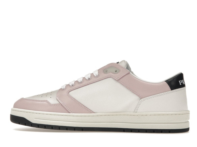 Prada District Sneaker White Pink Perforated Leather (Women's)