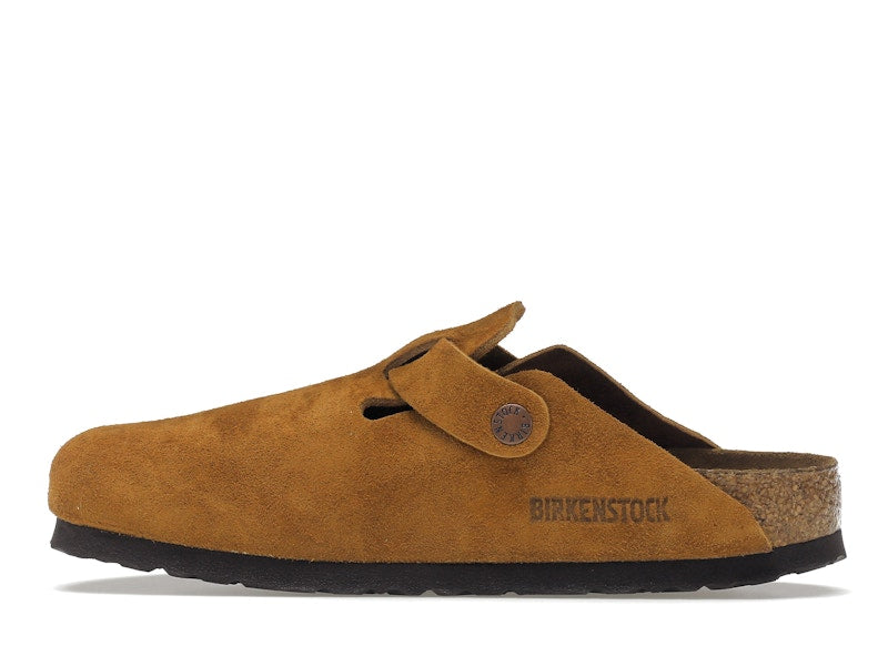 Birkenstock Boston Soft Footbed Suede Mink