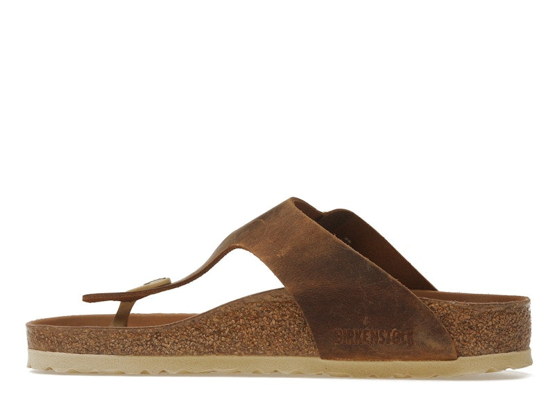 Birkenstock Gizeh Big Buckle Oiled Nubuck Cognac (Women's)