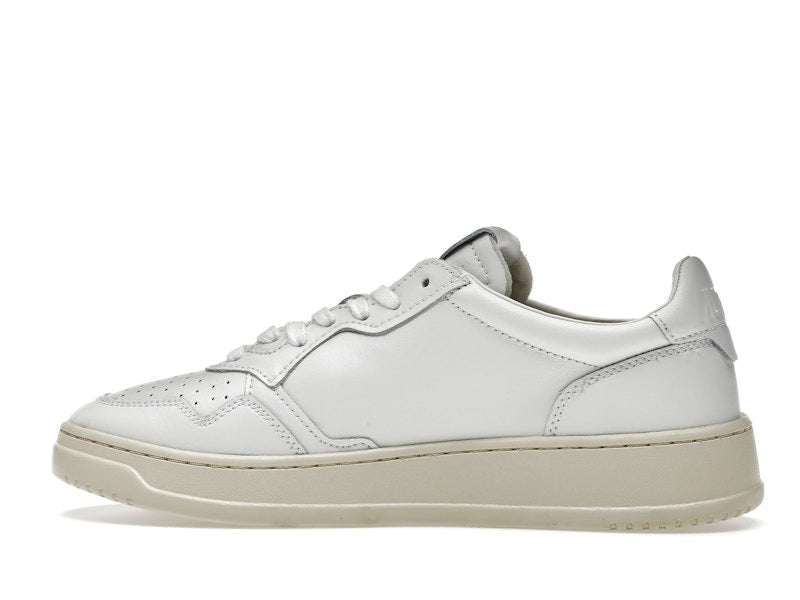 Autry Medalist Leather Low White