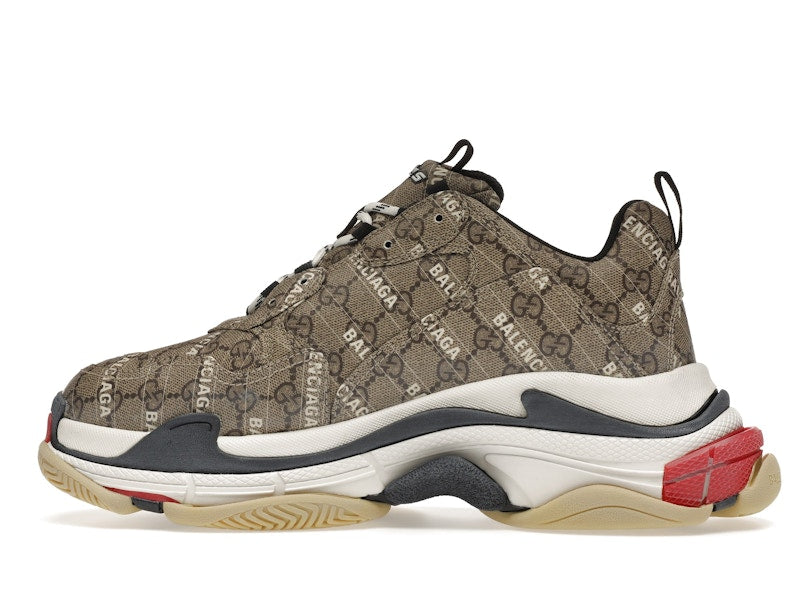 Gucci x Balenciaga The Hacker Project Triple S Beige