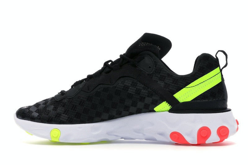 Nike React Element 55 Black Crimson Volt