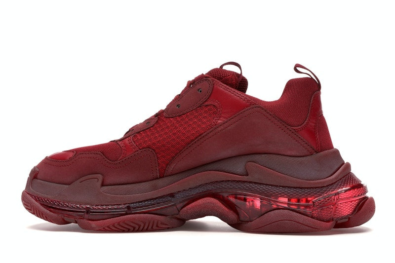 Balenciaga Triple S Burgundy Red