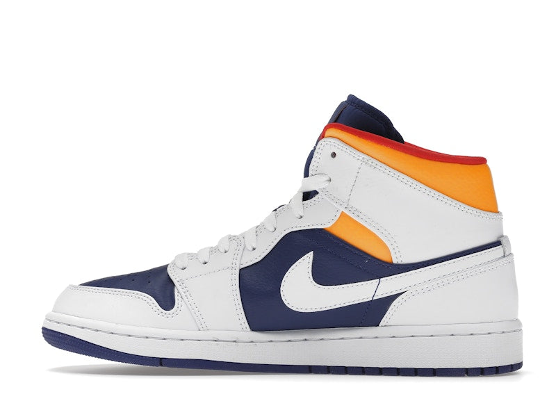 Jordan 1 Mid Royal Blue Laser Orange