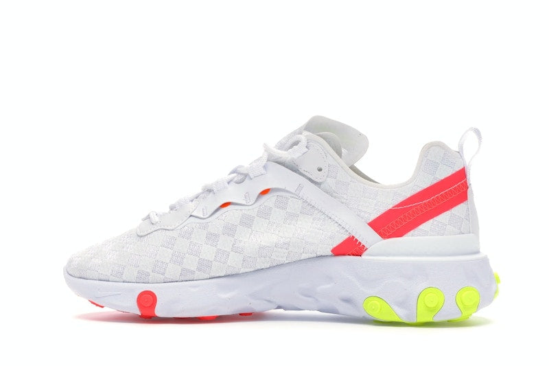 Nike React Element 55 White Crimson Volt