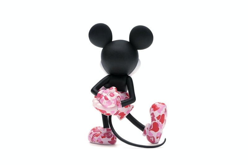BAPE x Mickey Mouse 90th Anniverary Figure Red Camo