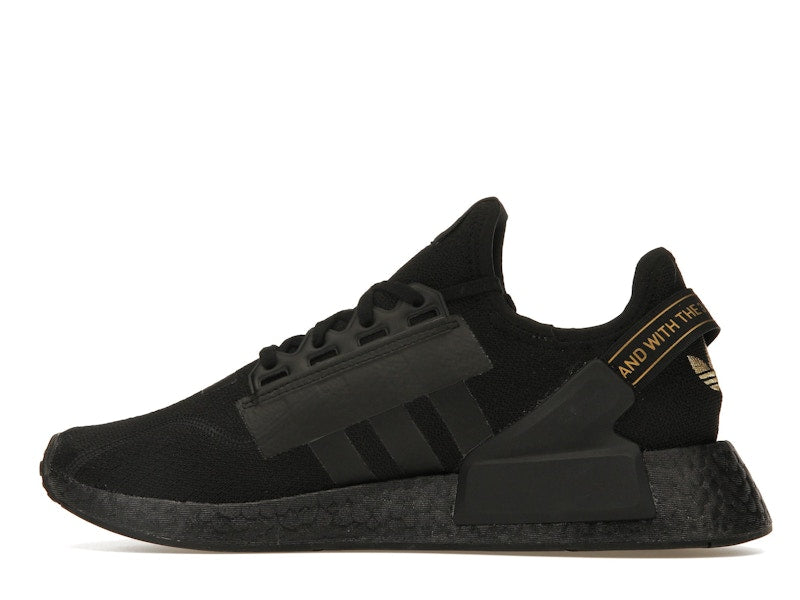 adidas NMD R1 V2 Black Gold Metallic