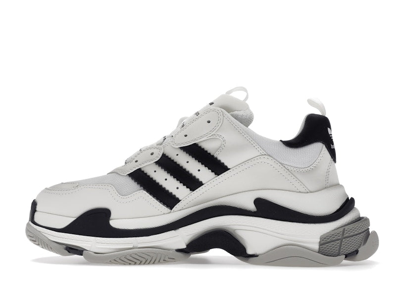 Balenciaga x adidas Triple S White Black