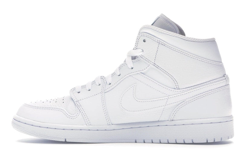 Jordan 1 Mid Triple White (2018)