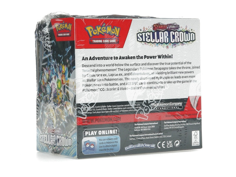 Pokémon Scarlet & Violet Stellar Crown Booster Box