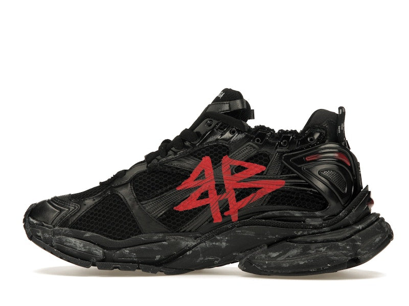Balenciaga Runner Graffiti Black Red