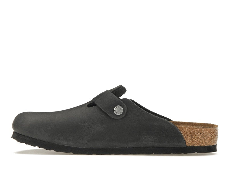 Birkenstock Boston Oiled Leather Black