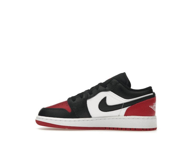 Jordan 1 Low Bred Toe 2.0 (GS)