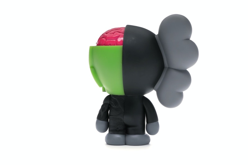 KAWS Bape Dissected Baby Milo Vinyl Figure Black