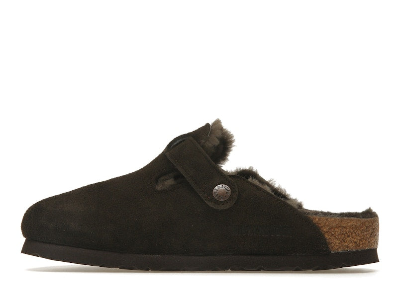 Birkenstock Boston Shearling Suede Mocha