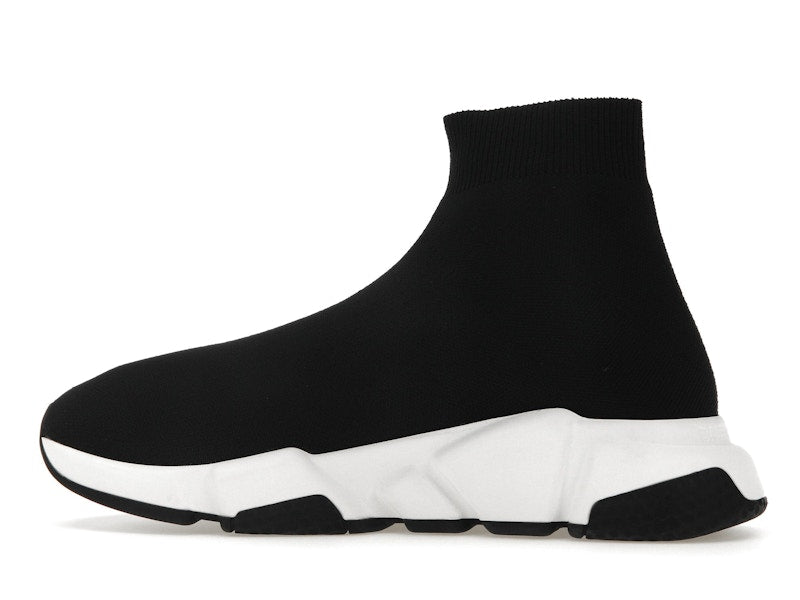 Balenciaga Speed Graffiti Trainers White Black Logo (Women's)