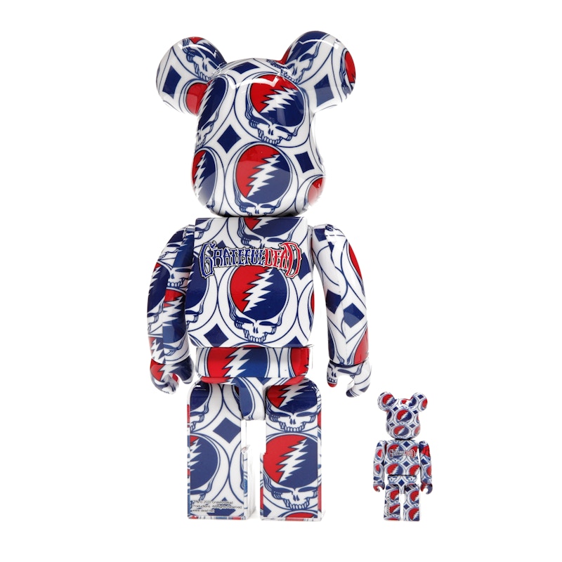 Bearbrick x Grateful Dead (Steal Your Face) 100% & 400% Set