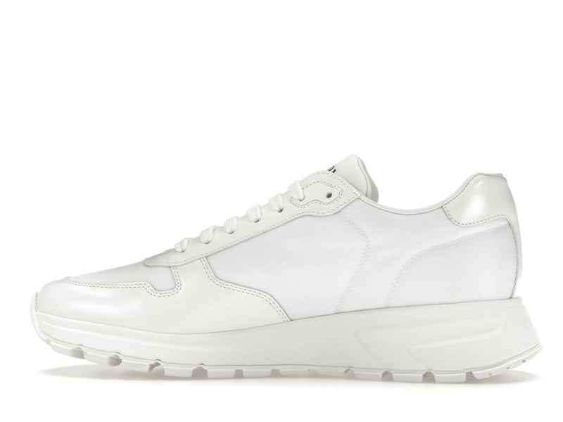 Prada PRAX 01 Sneakers Re-Nylon Brushed Leather White White