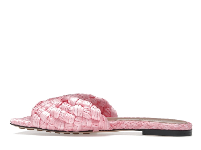 Bottega Veneta Raffia Stretch Flat Sandals Blossom (Women's)