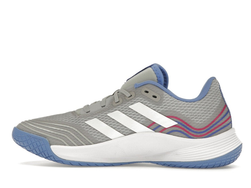 adidas Novaflight Volleyball Grey Cloud White Silver Dawn (Women's)
