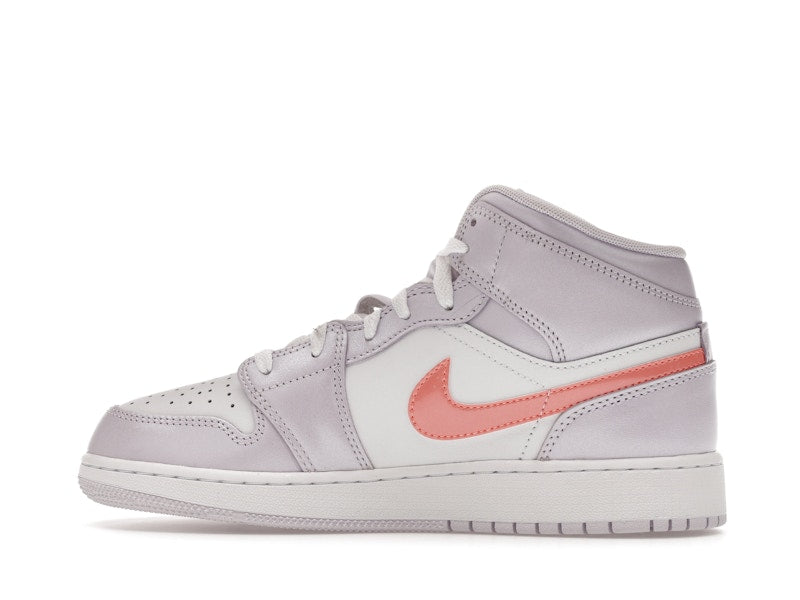 Jordan 1 Mid SE Barely Grape Iridescent Swoosh (GS)