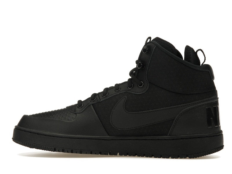 Nike Court Borough Mid Winter Triple Black