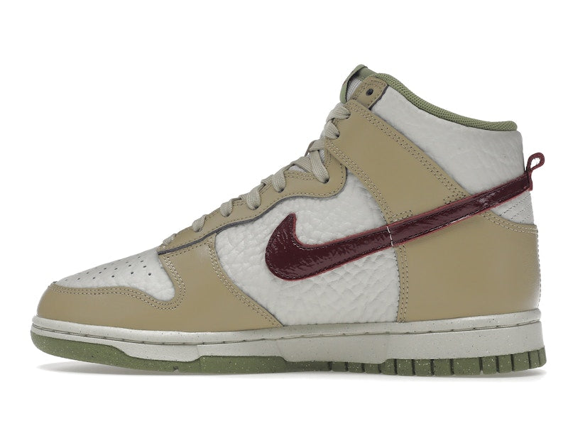 Nike Dunk High Tumbled Tan White Brown (Women's)