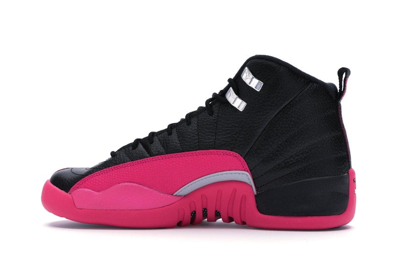Jordan 12 Retro Black Deadly Pink (GS)