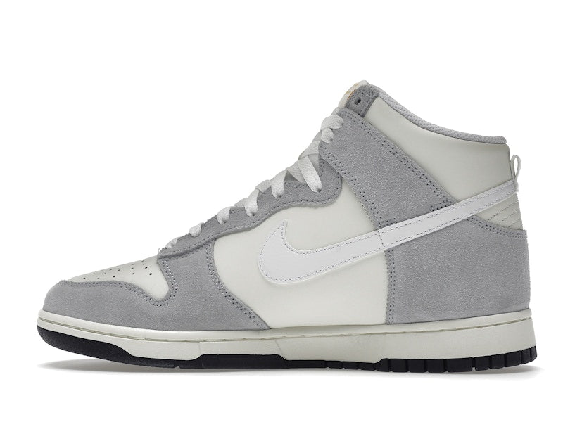 Nike Dunk High Retro Sail Pure Platinum Black White