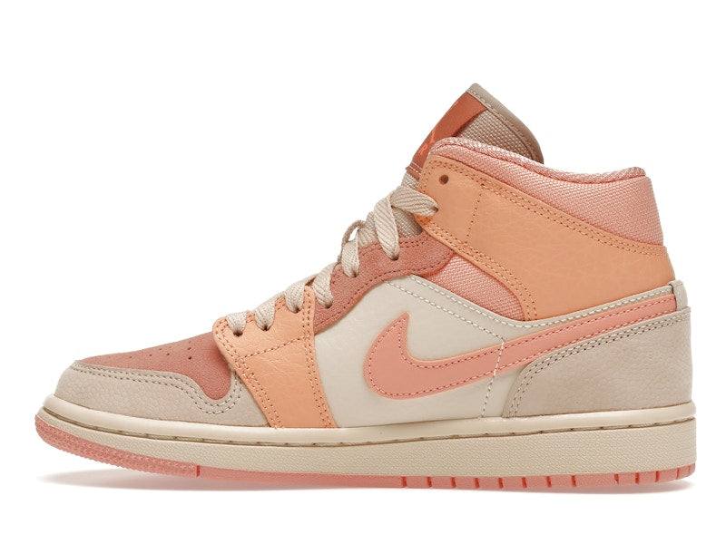 Jordan 1 Mid Apricot Orange (Women's)