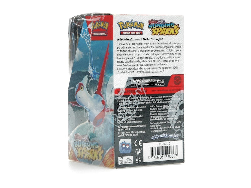 Pokémon Scarlet & Violet Surging Sparks 18 Pack Booster Box