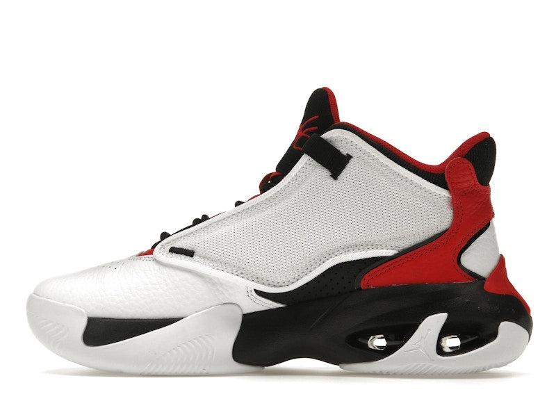 Jordan Max Aura 4 White Black University Red