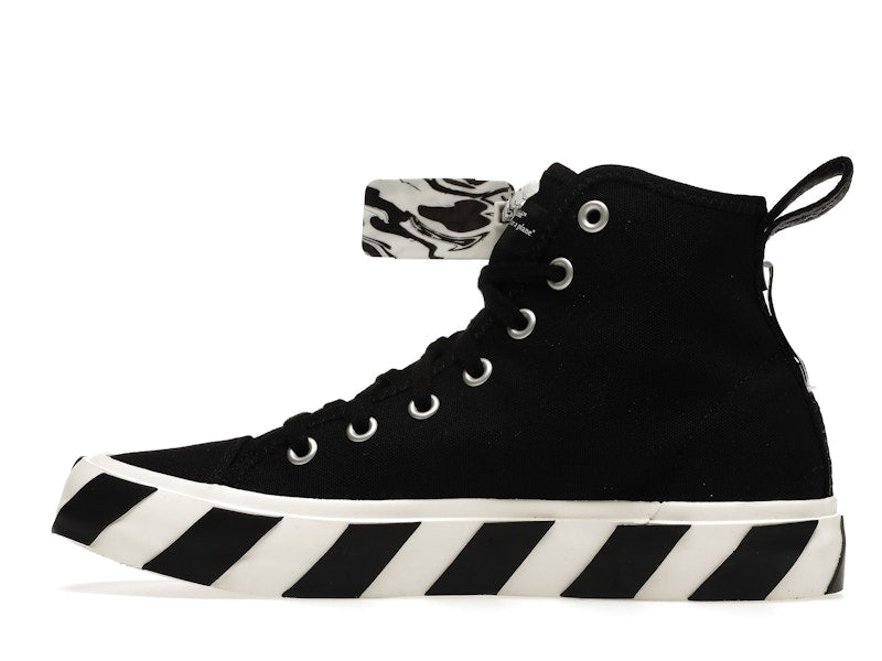 OFF-WHITE Vulcanized Mid Top Black White