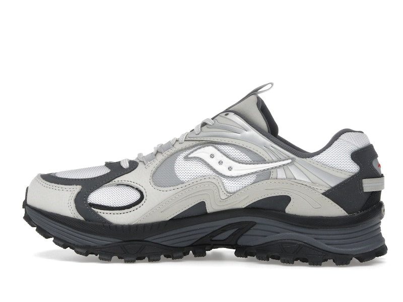 Saucony Grid Aura X Grey Pack White